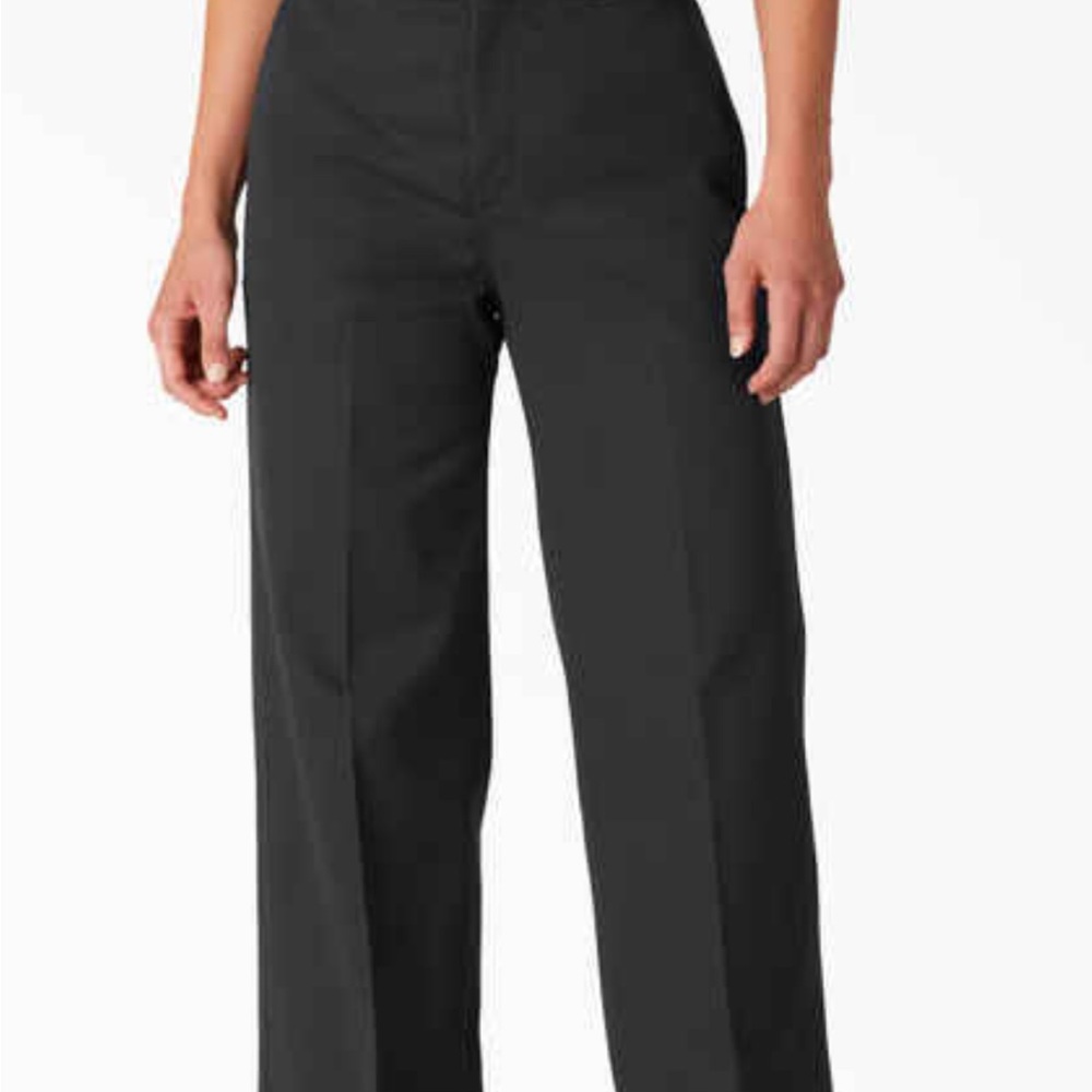 Dickies Women's Black Wide-Leg Pants